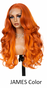 Black HD Invisible Transparent 24' Lace Front Wigs Glueless Lace Brazilian Human Hair Pre-Plucked Wigs With Bleached Knots