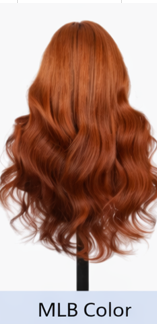 Cinnamon Brazilian Hair 24' Glueless Body Wave Human Hair Pre-cut Lace Front Wigs