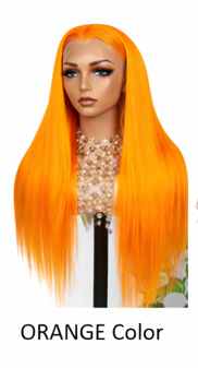 Black HD Invisible Transparent 24' Lace Front Wigs Glueless Lace Brazilian Human Hair Pre-Plucked Wigs With Bleached Knots