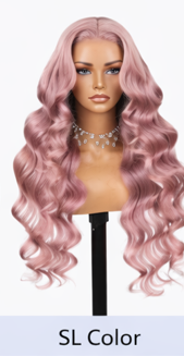 Ash Blonde Balayage Wig 24' Human Hair Body Wave Wear and Go Glueless Blonde Prebleached