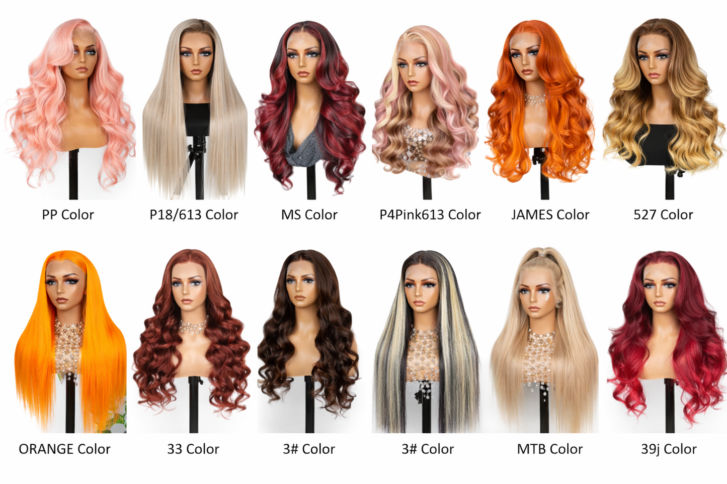 Light Brown Ombre Brazilian Hair 24' Glueless Piano Color Body Wave Human Hair Pre-cut Lace Front Wigs